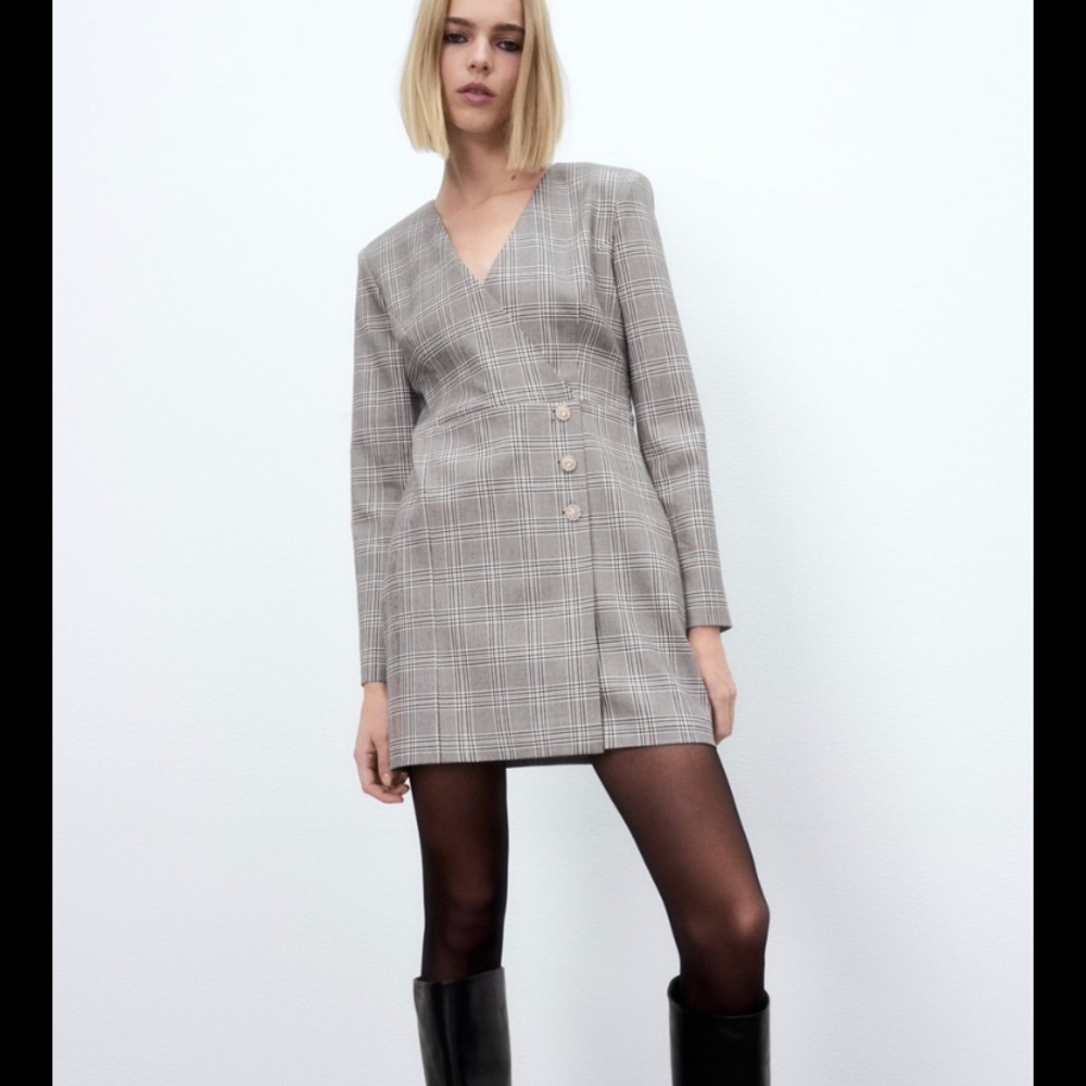 Zara Plaid Dress